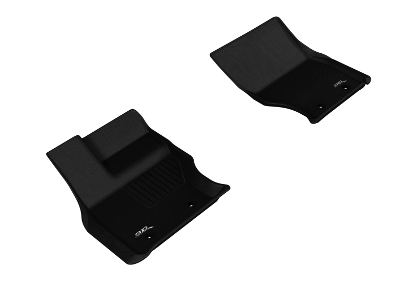 Land Rover Range Rover Sport Floor Mats - Front - 3D MAXpider - KAGU Series (1st Row, 2-Piece) - Black - `13-`20 Land Rover Range Rover Sport Floor Mats - Front - 3D MAXpider - KAGU Series (1st Row, 2-Piece) - Black - `13-`20